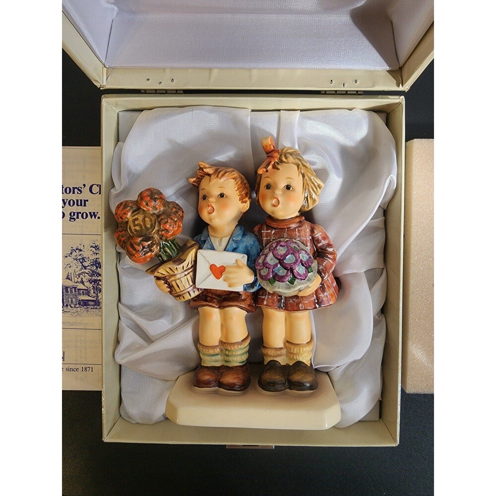 Vintage Rare 50th Anniversary Goebel Collectors' Club Figurine Set
